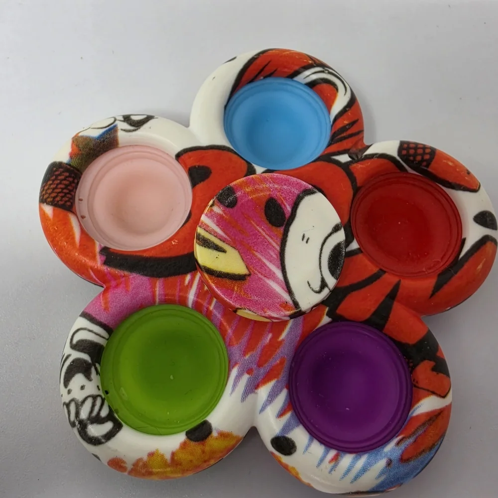 Spinner Tye Die Fidget SensoryToy Lot of 2